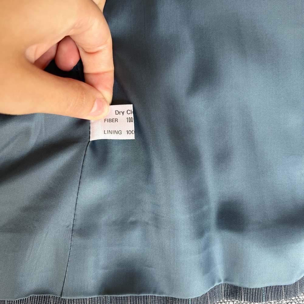 Brooks Brothers 2-Piece Blazer & Skirt Suit Set Womens 2 Gray Pinstripe Pleated - Picture 11 of 16